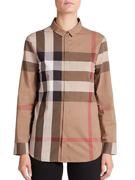 burberry blouse on sale